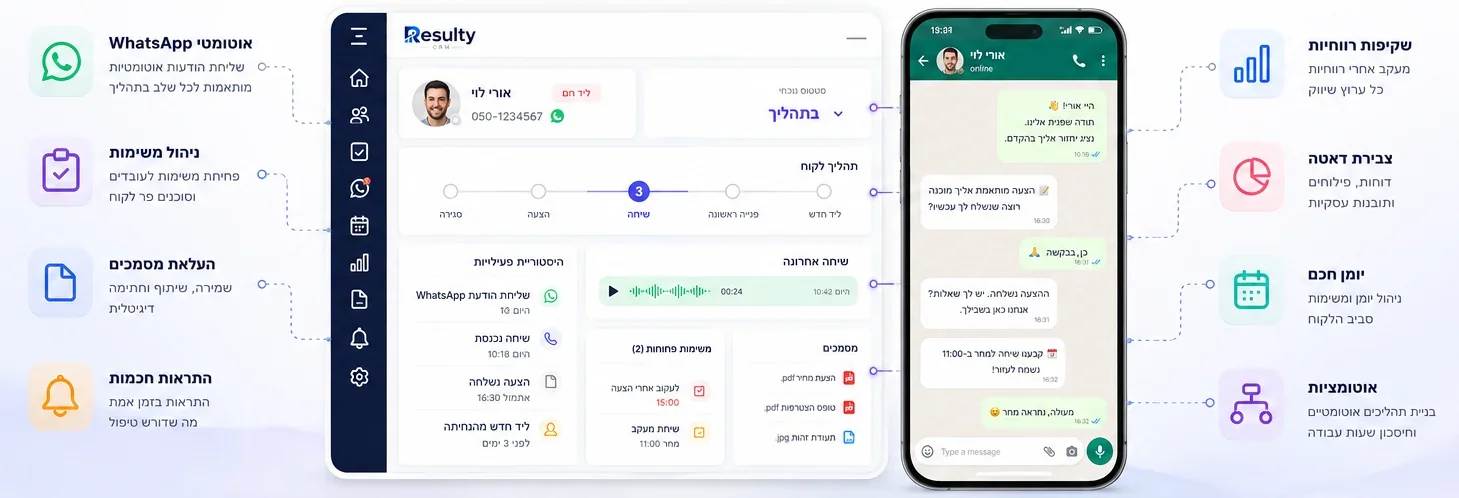 מערכת Resulty - כל הכלים במקום אחד